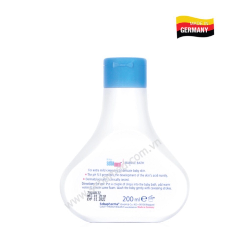 SỮA TẮM DỊU NHẸ CHO BÉ SEBAMED pH5.5 - ĐỨC - 20ML/1000ML