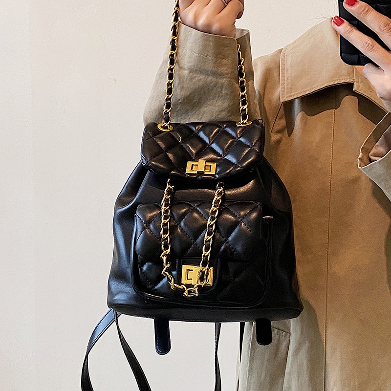 Ba Lô Nhỏ Thêu Chỉ Đính Đá Thời Trang Nữ Sành Điệu