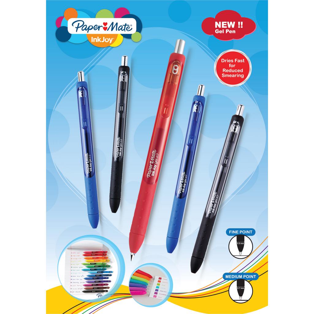 [ USA ] Bút gel Papermate OS UPC ngòi 0.7 - USA