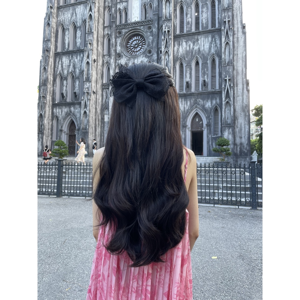 Tóc Kẹp U Xoăn Lơi Dáng Hàn 55cm KU93