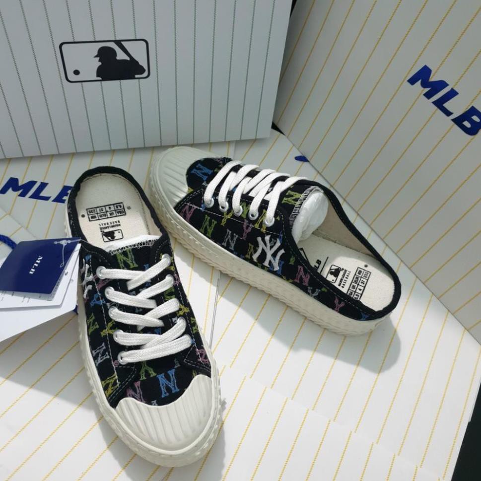 Giày Sục NY Nữ Họa Tiết, Sục 𝐌𝐋𝐁  NY đen Độn đế mới nhất 2021 | BigBuy360 - bigbuy360.vn