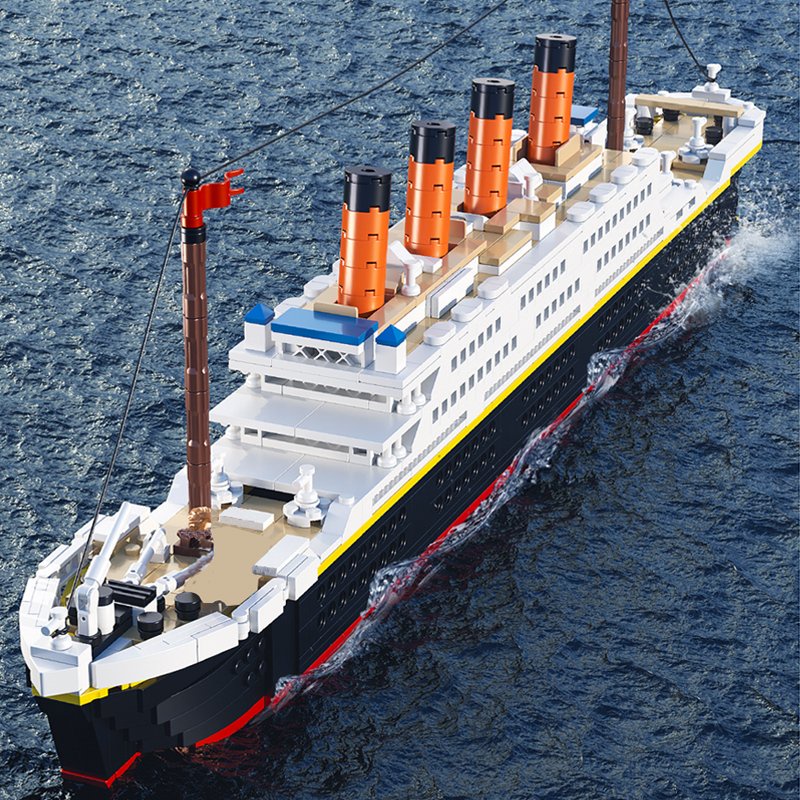 Lắp ráp mô hình building blocks Paradise 01010 Mô hình Tàu TITANIC loại mảnh ghép nhỏ 0,7cm