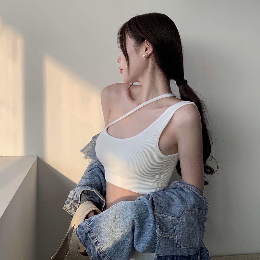 QADCOL  Áo Hai Dây Thời Trang Quyến Rũ Cho Nữ