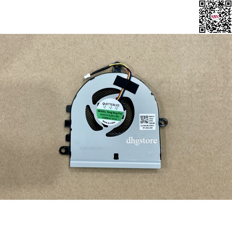Fan quạt tản nhiệt CPU laptop Dell Vostro 3590, Inspiron 3580 3581 3501 3505 3583 3585 3593 5593 5570 5575 Có ổ DVD