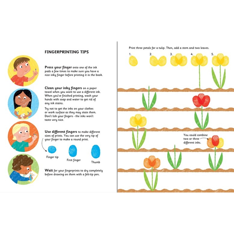 Sách - Fingerprint Activities Garden