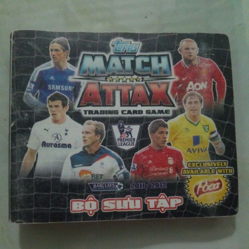 [Hiếm] Album rỗng Poca - Match Attax 11/12