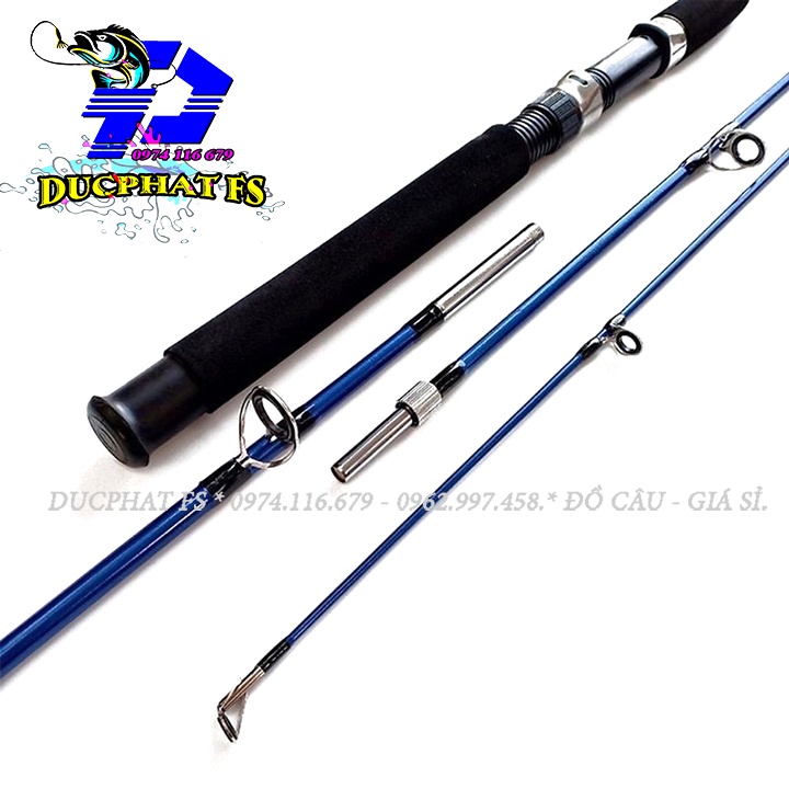 Bộ cần câu shimano đặc 2 khúc + máy AC kèm trọn bộ phụ kiện