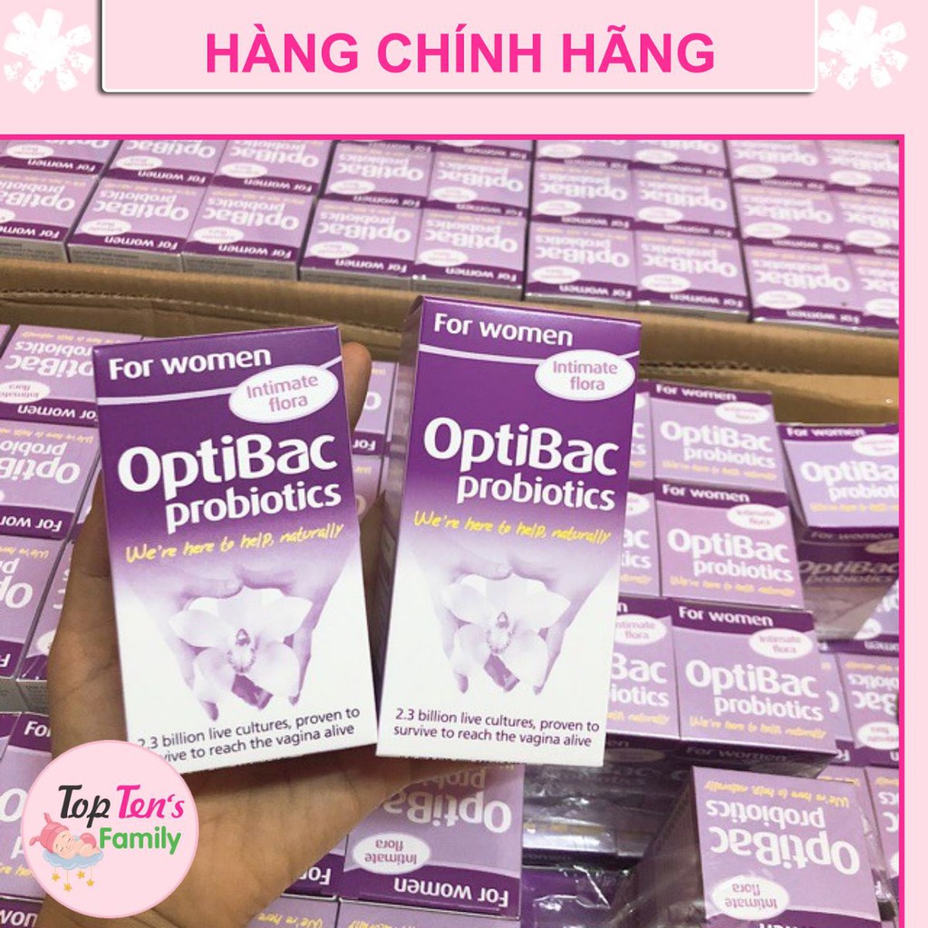 ❣️ [CHÍNH HÃNG 100%] Men Vi Sinh Optibac Tím Optibac For Women 💯