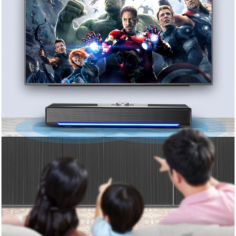 Loa Soundbar Stereo SADA V-196 PLUS ( Phiên bản cao cấp ) ,Công nghệ DSP , Bluetooth 5.0 , 04 Speaker Siêu trầm