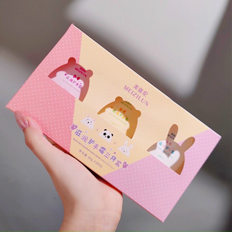 Hộp 3 lọ dưỡng da tay mềm mịn meizilun