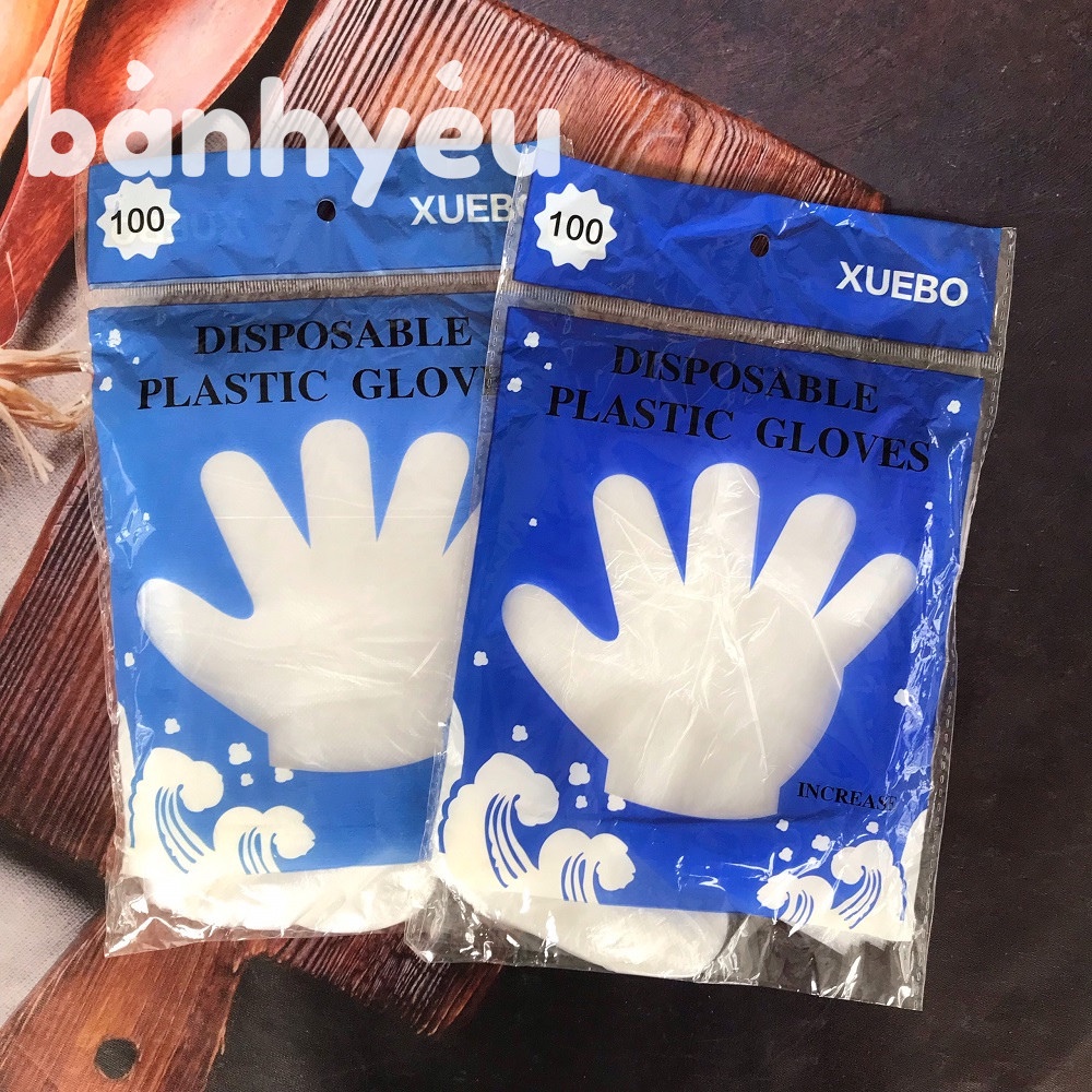 Túi 100 Găng Tay Nilong Dùng 1 Lần Tiện Dụng - DC46