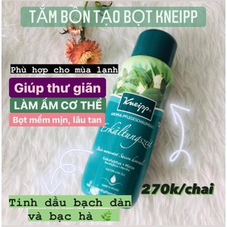 [Có sẵn] Tắm bồn tạo bọt Kneipp chai 400ml
