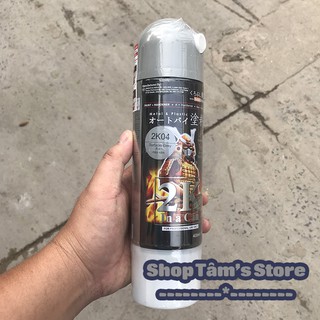 Sơn bóng 2K Samurai 2K01 (phủ keo) - Dùng cho dàn áo, dàn chân xe máy, ô tô