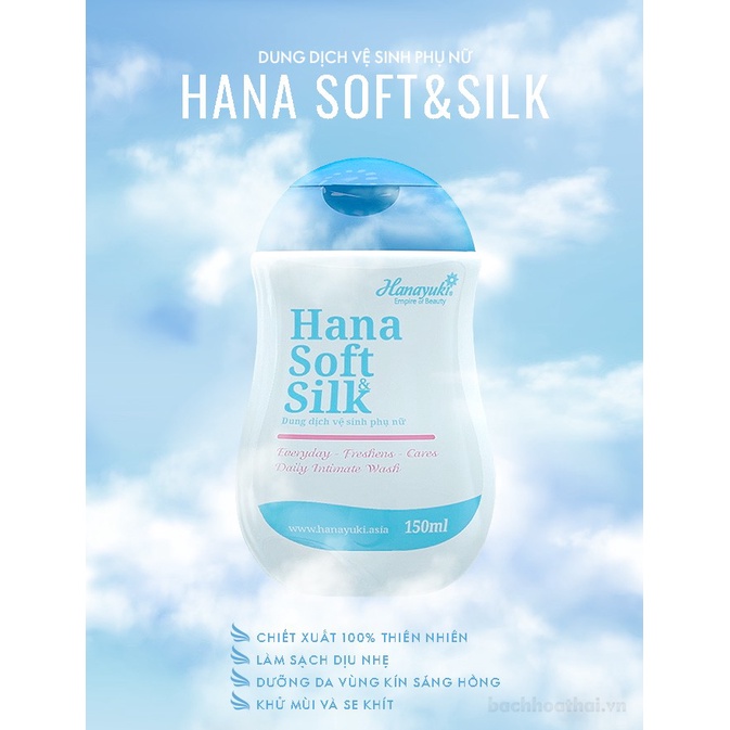 Dung Dịch Vệ Sinh Phụ Nữ Hana Soft Silk Hanayuki