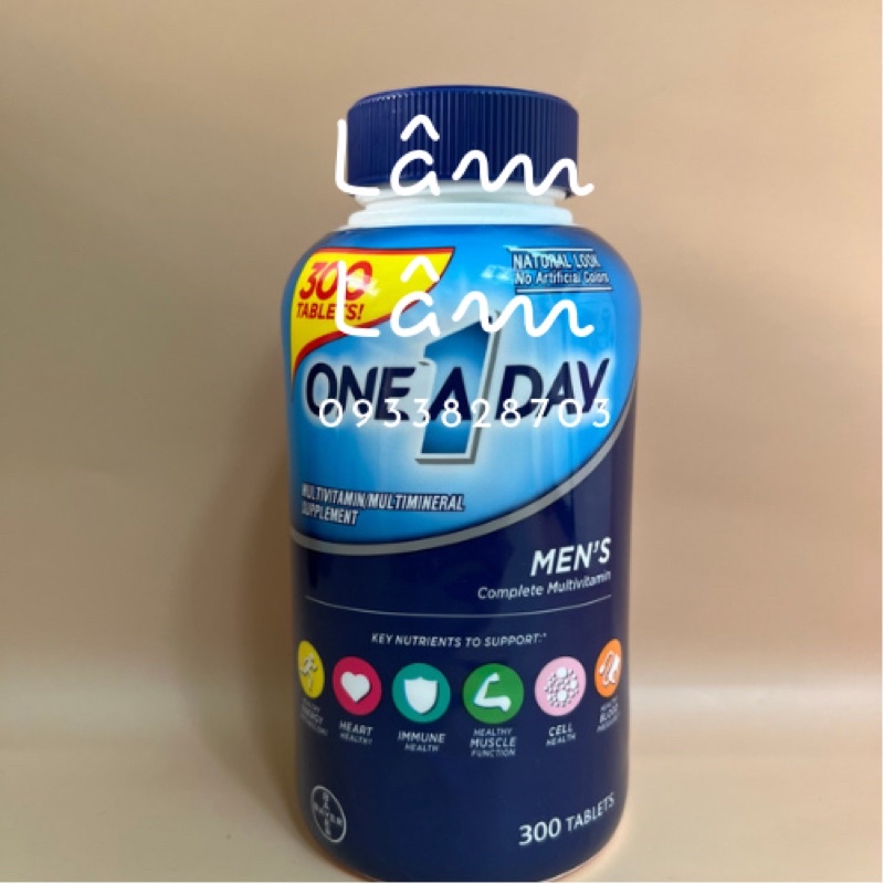 One A Day Men's Multivitamin Health Formula, 300 viên