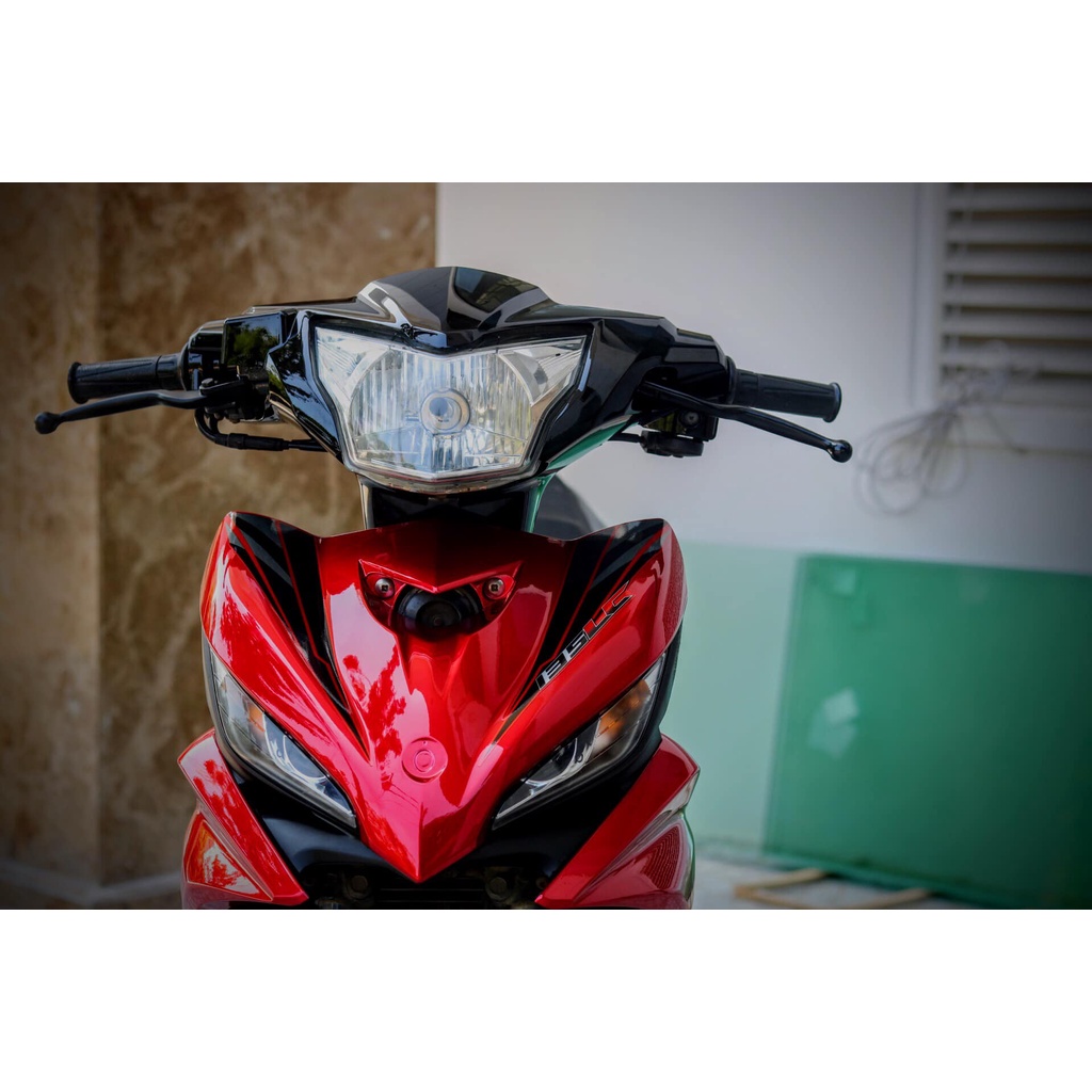Tem Rời Dán Xe Exciter 135 Mẫu LC Xanh Đỏ Đen Cực Chất, Hàng 3 Lớp Chất Lượng Cao