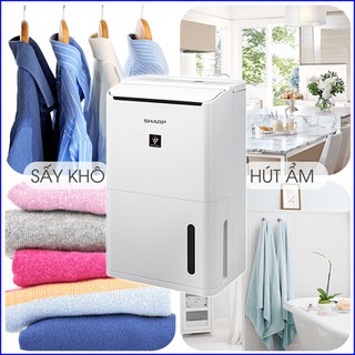 Máy tạo ion và hút ẩm Sharp DW-D12A-W