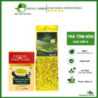 500g Chè Thái Nguyên (Tân Cương)- Tôm Nõn cao cấp 4 ** ĐÓNG HỘP QUÀ BIẾU
