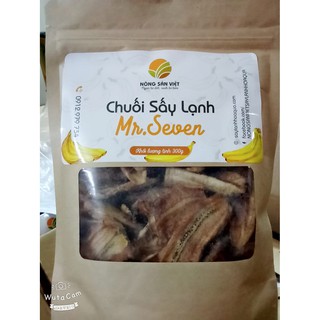 Chuối sấy lạnh túi 300g