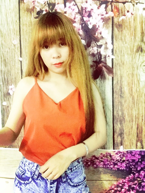 Áo 2 dây tim trơn hình thật 100% | BigBuy360 - bigbuy360.vn