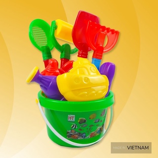 Đồ chơi xúc cát đi biển bộ 11 món đồ chơi cho bé HT3011