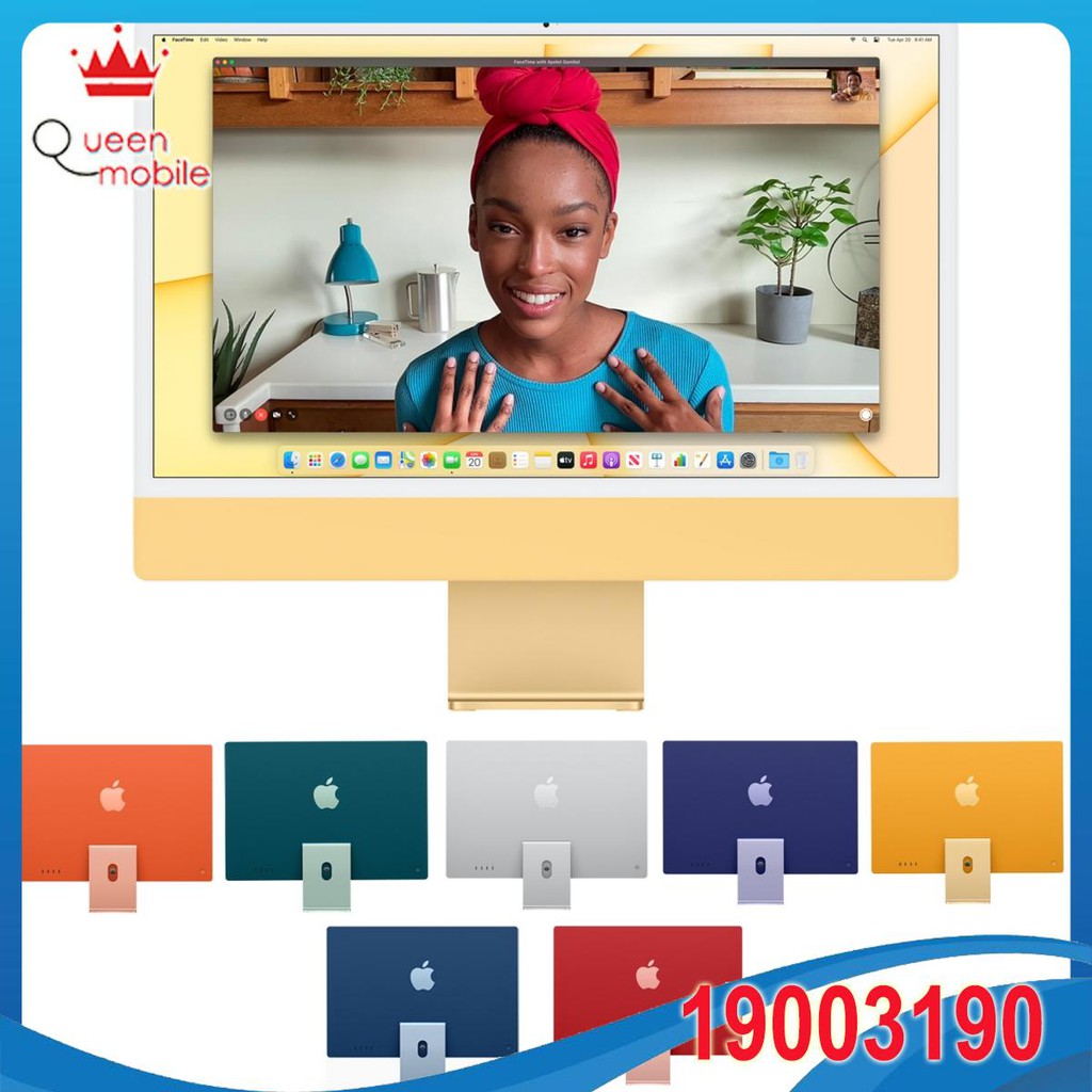 [Trả góp 0% LS] Máy tính iMac 24 inch 2021 – Chip M1/RAM 8GB/SSD 256GB – Phiên bản 8-Core CPU | 8-Core GPU | BigBuy360 - bigbuy360.vn