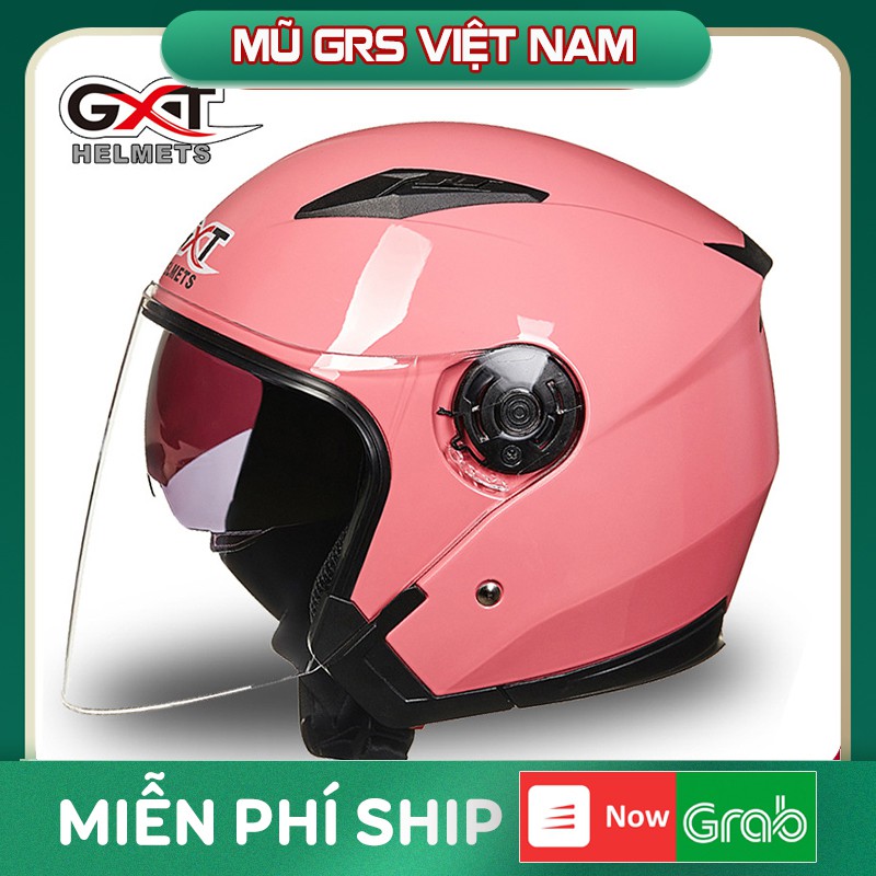 GXT 512 MŨ GXT 3/4 2 KÍNH - Trắng bóng