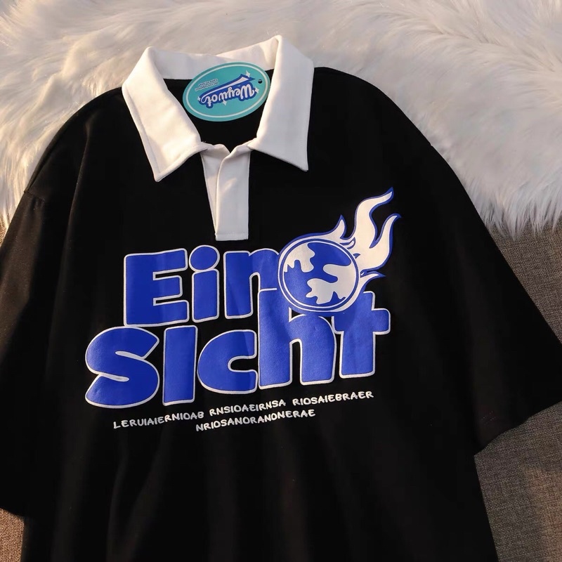 [ Rẻ vô địch ] Áo thun có cổ , áo polo dáng rộng unisex - EIN