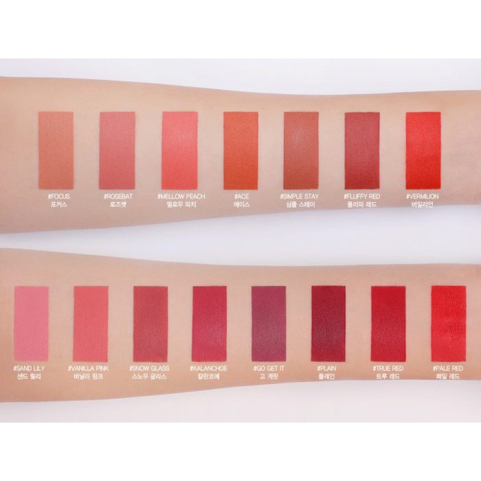 Son lì mới 3CE Slim Velvet Lip Color