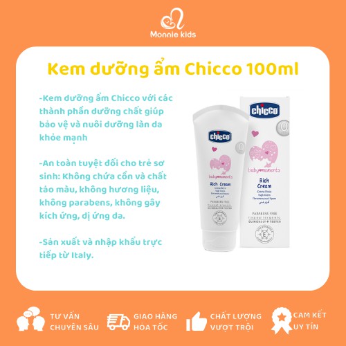 Chicco Baby Moments Rich Cream 100 ml
