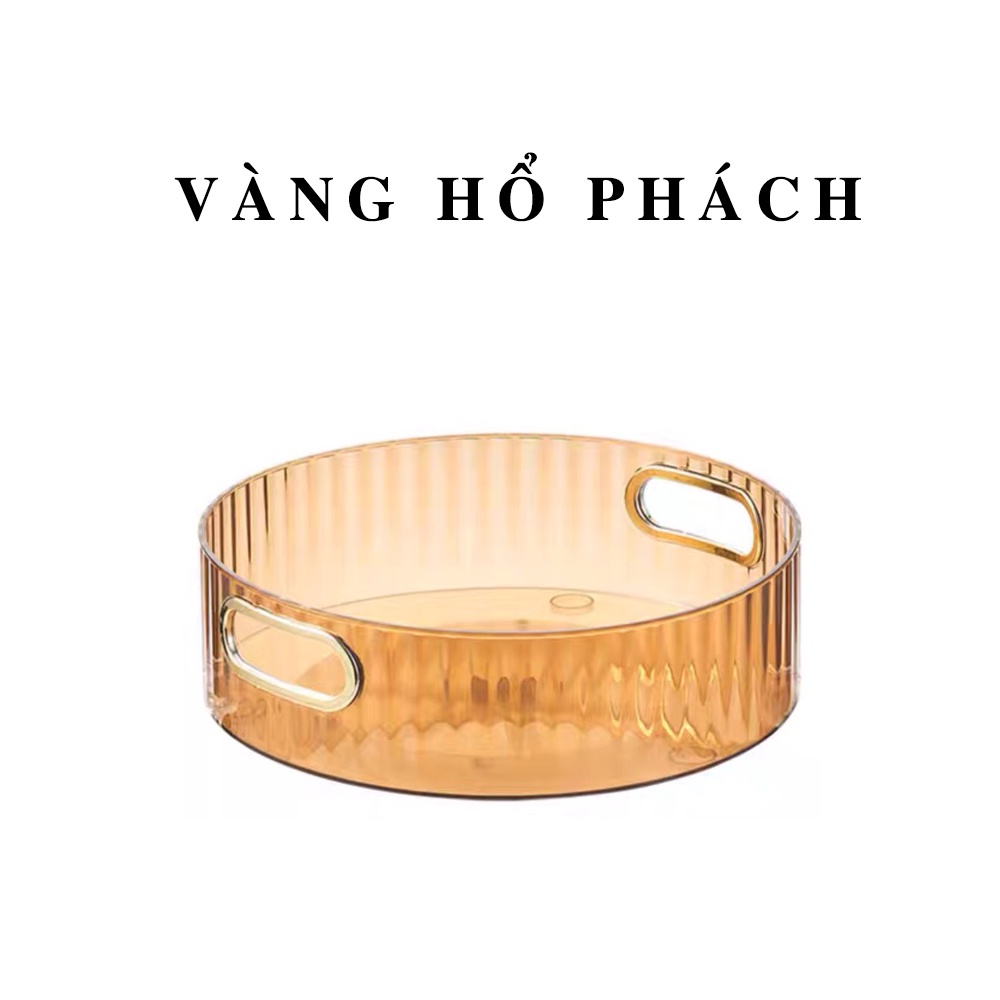 Kệ đựng đồ đa năng, kệ gia vị nhà bếp xoay 360 độ sang trọng tiện lợi - VS347