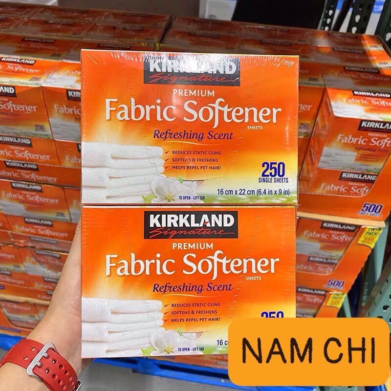 GIẤY THƠM TỦ LÀM MỀM QUẦN ÁO KIRKLAND SIGNATURE PREMIUM FARBIC SOFTENER HÀNG CHUẨN COSTCO USA THƠM CỰC THƠM