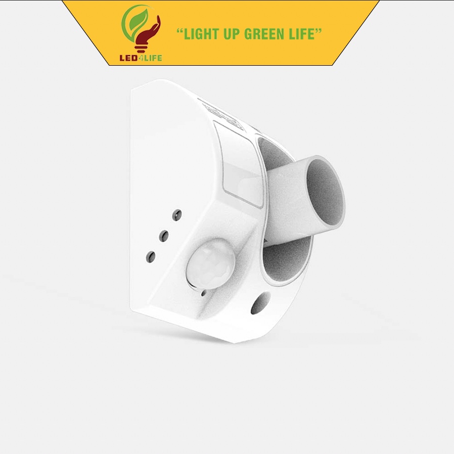 ĐUI ĐÈN CẢM BIẾN hồng ngoại RẠNG ĐÔNG E27 300W, tự động bật tắt đèn khi có chuyển động BH 1 năm