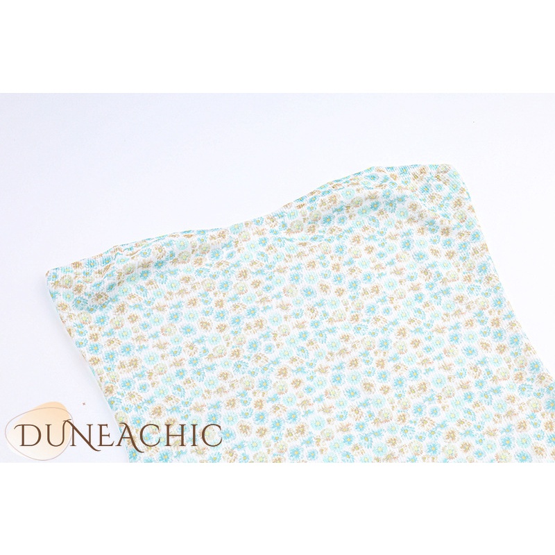 DUNEA Đầm không dây dáng ôm in hoa quyến rũ thời trang dành cho nữ