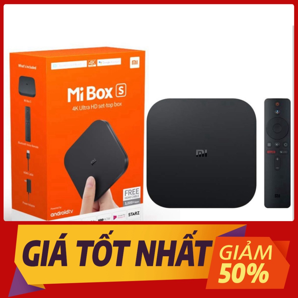 Giá Khủng Android Tivi MIBOX S 4K Quốc Tế Model MDZ-22-AB và Mi TV Stick Android TV 1080p - Minh Tín Shop Giá Khủng