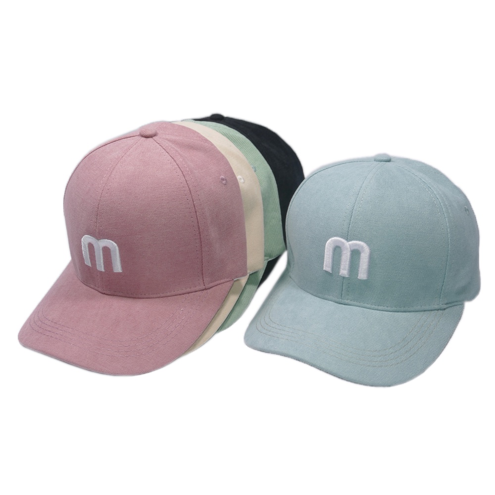 Mũ lưỡi trai ❤️ Nón kết nhung thêu chữ M phong cách Ulzzang form unisex nam nữ