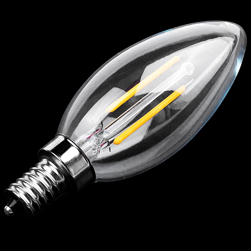 Bóng Đèn LED E12 COB Edison Kiểu Dáng Ngọn Lửa Độc Đáo