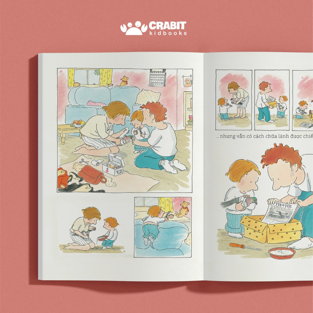 Sách - Làm thế nào để chữa lành một cánh chim gãy - Nuôi dưỡng sự tử tế - Crabit Kidbooks