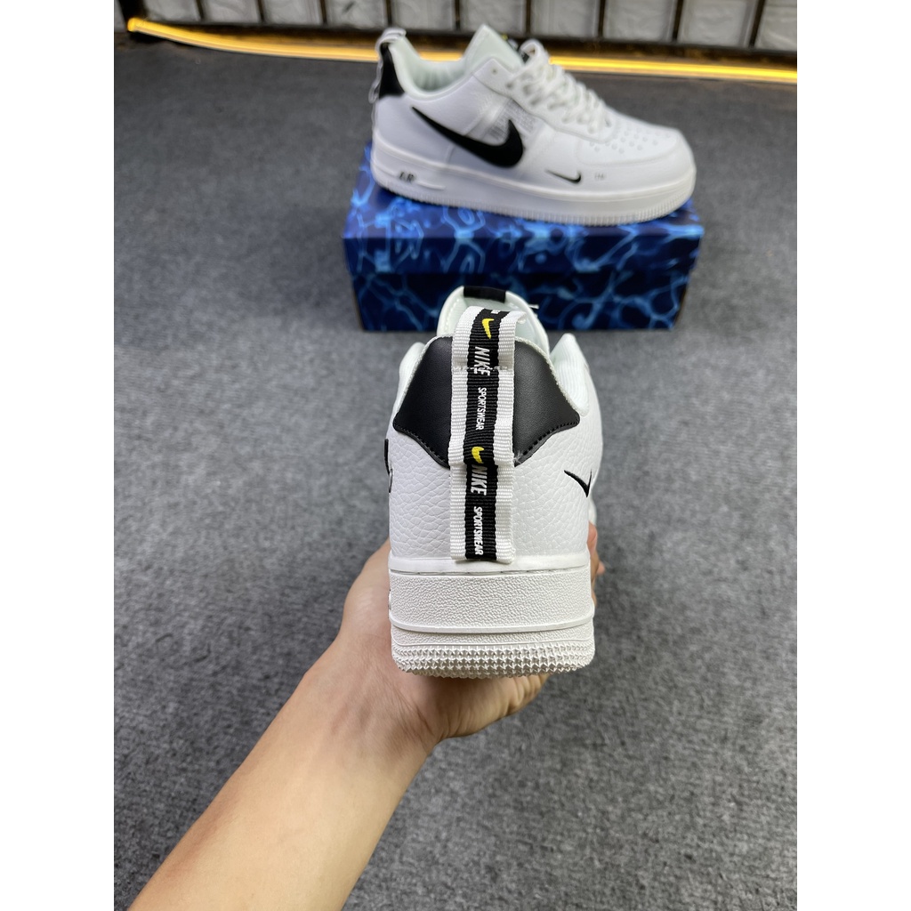 Giày AF1 TM Black and White, giày thể thao nam nữ bigsize 35- 44 45 năng động full bill box