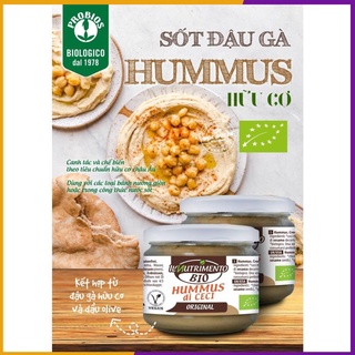 Sốt đậu gà hummus hữu cơ probios - 180g