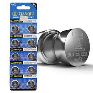 Vỉ 10 viên pin nút AG13 LR44 A76 Tianqiu GIÁ RẺ