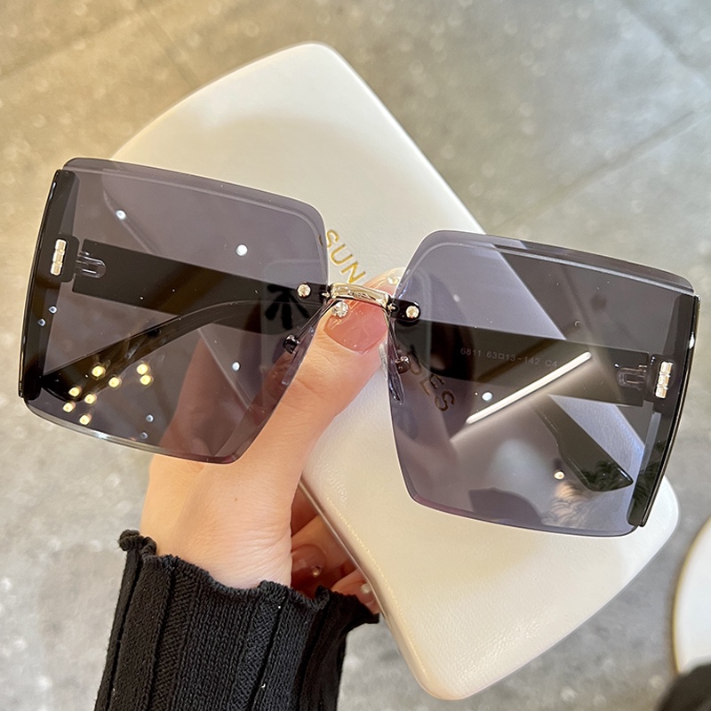 Kính Mát Gọng Vuông Thời Trang Cho Nam Nữ