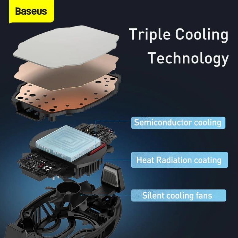 Baseus -BaseusMall VN Bộ tản nhiệt dùng cho điện thoại Baseus GAMO Refriger Cooling Radiator GA06