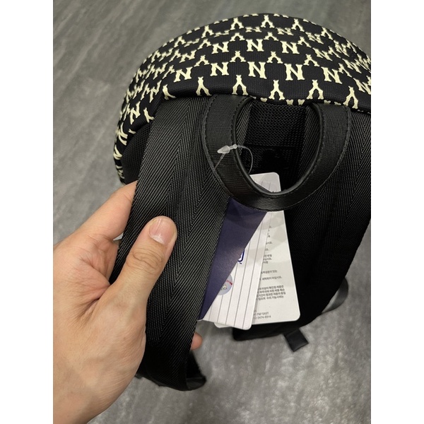 ★ HOT TREND ★ BALO THỜI TRANG HOẠ TIẾT MONOGRAM CHỮ N VÀ CHỮ Y ĐAN XEN VẢI POLYESTER CAO CẤP ( 38 x 26 x 14cm )