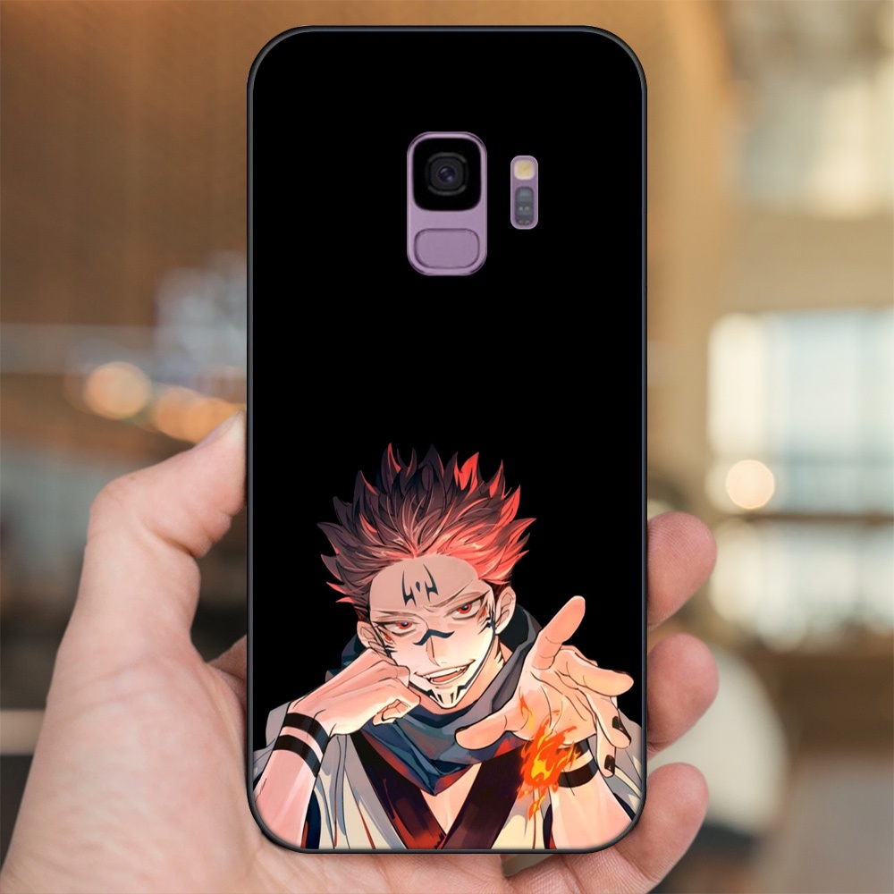 Ốp lưng Samsung S9 viền đen in hình Yuji Jujutsu Kaisen