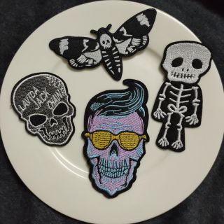 sticker ủi patch ủi skull đầu lâu bao ngầu 120k