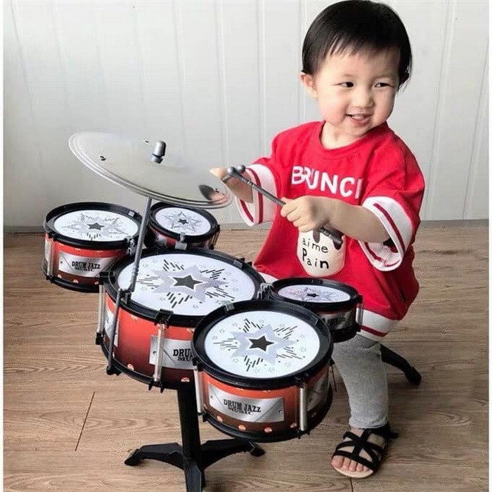 Bộ trống jazz drum gồm 5 trống cho bé