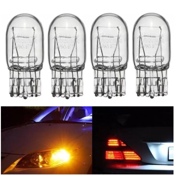 Bóng Đèn Xi Nhan - Phanh  cho Xe Ô Tô, Chân Cắm lớn  T20 12V 21W