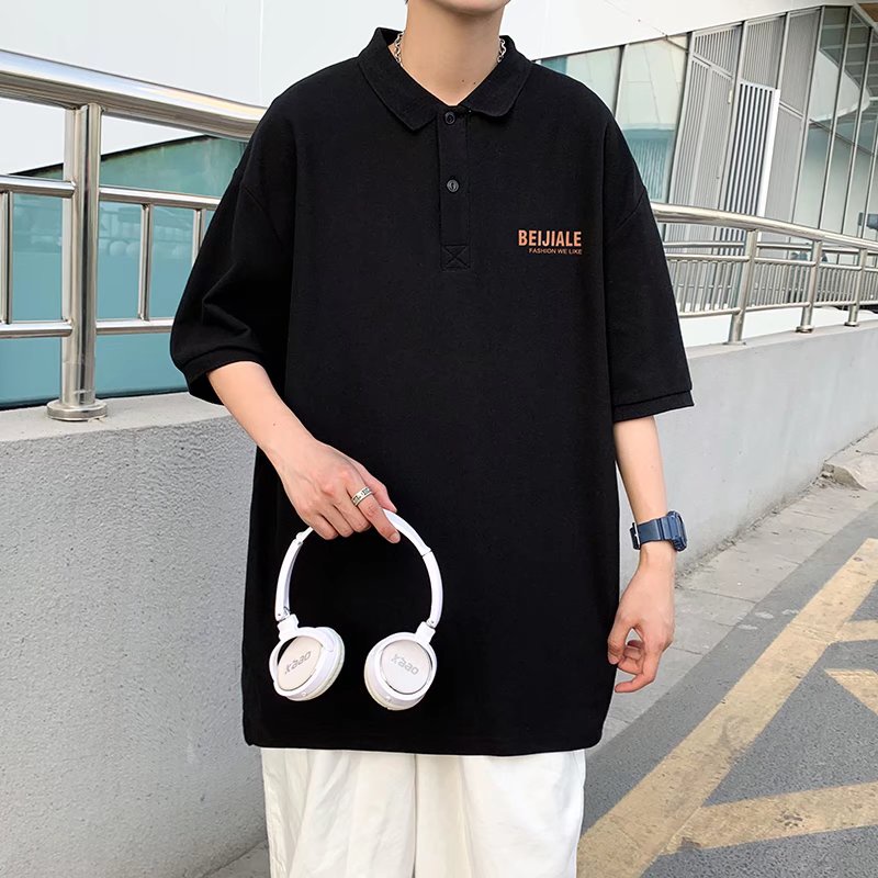 Áo Thun Tay Ngắn Có Cổ áo polo Thời Trang Hàn Quốc áo phông polo nam áo thun nam có cổ thời trang áo thun có cổ nữ