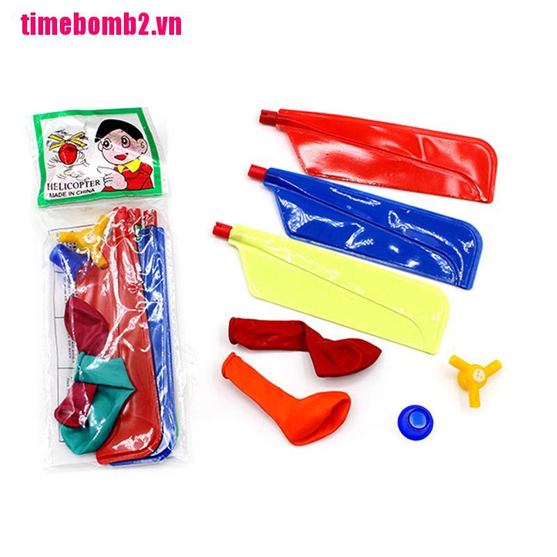 (Hàng Mới Về) 1 Bóng Bay Trực Thăng Cao Su Cho Bé